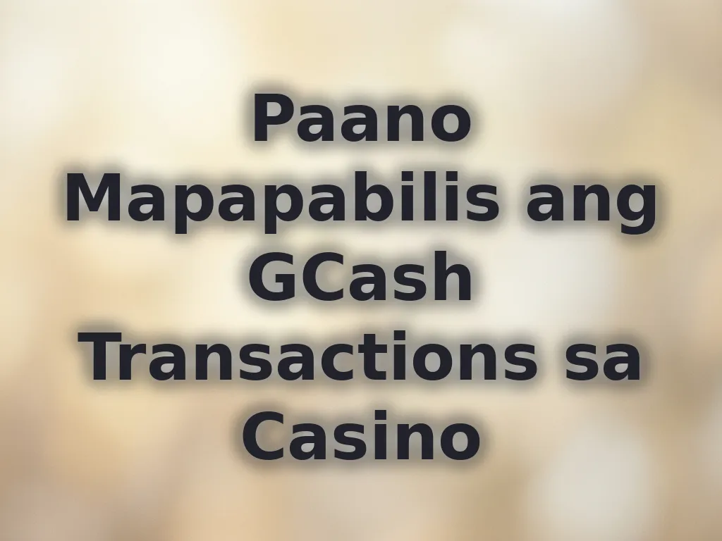 Tips sa GCash payments