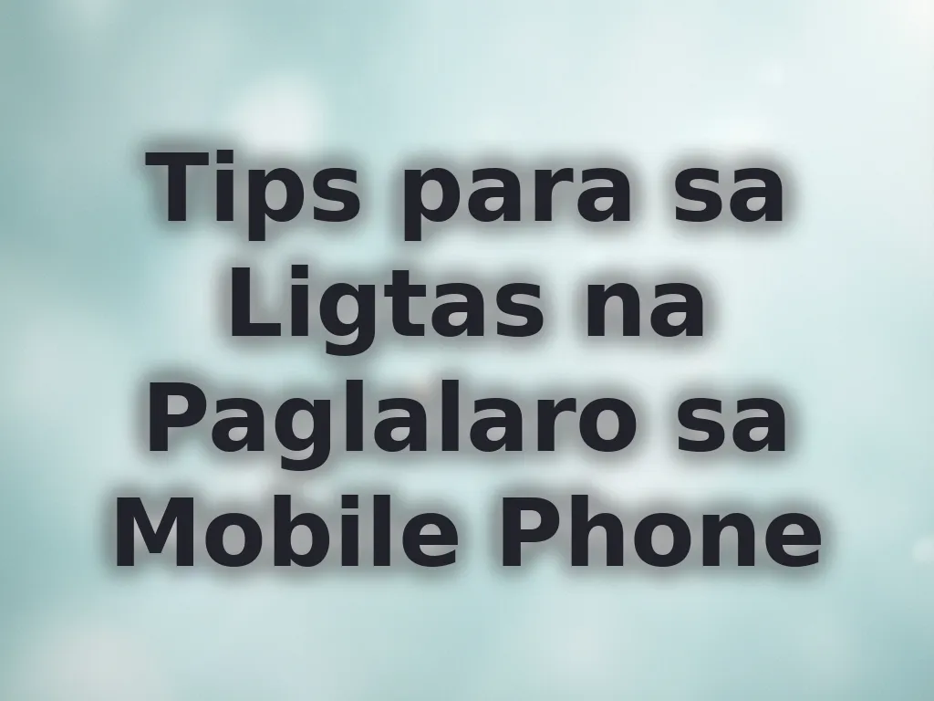 Mobile security tips